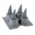 Shark Fin Shape Ice Cubes Silicone Ice Cube Tray