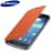 Samsung Galaxy S4 Mini Flip Orange Case Cover