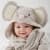 Baby Aspen Squeaky Clean Mouse Hooded Spa Robe