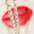 PINK Lips Clutch Purse Necklace Case for iPhone 5 5s