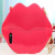 PINK Lips Clutch Purse Necklace Case for iPhone 5 5s