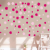 Pink Flower Shower Wall Decal Sticker