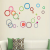 Multi-Colored Circles Wall Decal Sticker