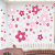 Pink Stars Wall Decal Sticker