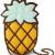 Pineapple Chain Purse Cute Kawaii