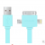3-in-1 Micro USB/USB Lightning, 3.0/30-Pin/8-Pin USB Charging Data Cable for Samsung Note 3/S5/S4, iPhone 5S/4S/4/3GS/3, iPad 5/4/Air/Mini