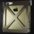 Armor King Metal Flip Aluminum Brushed Stainless Steel Case for iPhone 5S