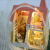 Christmas Gift Idea DIY Miniature House Model Glass Globe Ornament with Led Lights Lolita Pink