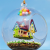 Up The Movie Inspired Voice Control DIY Miniature House Model Glass Globe Ornament with Led Lights Christmas Gift Idea