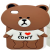 Line 3D Brown Bear Character for iPhone 6 Plus
